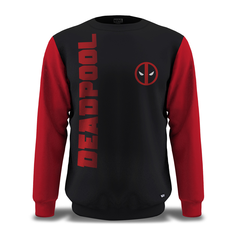 Buy Buy Official Deadpool Face Sweatshirt Online only at The Souled Store